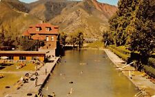 Hot Springs POOL and LODGE Glenwood Springs CO Colorado c1950 Postcard 4538 picture