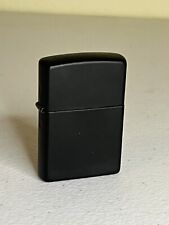 Zippo Lighter Matte Black Flip Top Lighter Made in USA picture