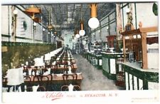 Vtg Postcard  c1908 ~ Syracuse New York ~ Interior View Childs Place Restaurant picture