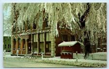 DECORAH, IA Iowa ~ NORWEGIAN-AMERICAN MUSEUM in Winter c1960s Postcard picture