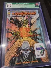 Signed & sketched TMNT THE Armageddon Game #8  CGC 9.4 Qualified w/COA picture