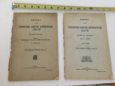 Antique 1900s Canadian Arctic Expedition Report 1913 -1918 Botany Crustasea picture