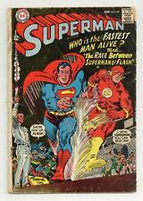 Superman #199 GD 2.0 1967 1st Superman vs Flash race picture