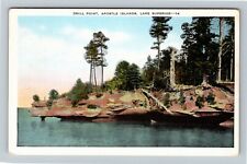 Apostle Islands, WI-Wisconsin, Drill Point, Lake Superior Vintage Postcard picture