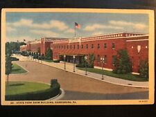 Vintage Postcard 1935 State Farm Show Building Fairgrounds Harrisburg PA picture