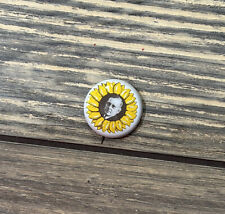 Vintage Landon Sun Flower Political Campaign Button Reproduction Pin picture
