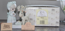 Precious Moments “Merry Christmas Deer” #522317 girl with deer and ornaments picture
