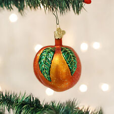 Old World Christmas Peach Fruit Ornament BRAND NEW picture
