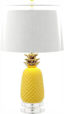 JONATHAN Y JYL4019D Pineapple 23″ Classic Vintage Ceramic 23 in, Yellow/Gold  picture