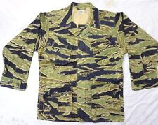 US Vietnam 1st Pattern TCU Tiger Stripe Shirt Jacket Camo Repro Vintage Mens New picture