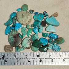 Mixed Carving Turquoise Beads Rough Stone Gem 107 Gram Lot 37-16 picture