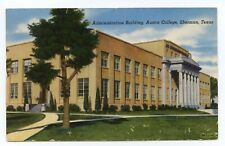 Administration Building Austin Presbyterian College Sherman Texas Postcard picture