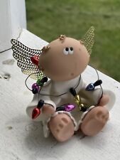 Russ Angel Cheeks 2001 Guardian Angel Holding String of Christmas Lights -no tag picture