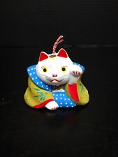 Vintage Japanese Wish Maneki-Neko (Beckoning lucky cat) picture