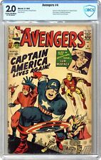 Avengers #4 CBCS 2.0 1964 23-1307088-001 picture
