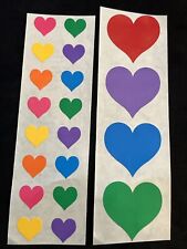 Vintage 80’s Mrs. Grossman’s Sticker Strips - HEARTS - picture