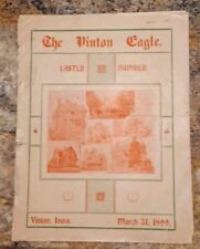 1899 The Vinton Eagle - Vinton Iowa  picture