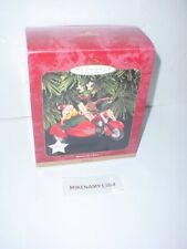 Hallmark Ornament 1997 Santa & Reindeer  - Motorcycle Chums - Magic Light picture