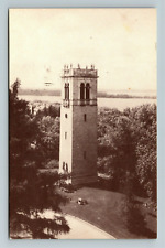 Madison WI-Wisconsin, Carillon Tower, Aerial View, Vintage Postcard picture