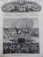1871 1926 VICTOR HUGO PORTRAIT STATUE BARRIAS BANQUET HERNANI 6 ANTIQUE NEWSPAPERS picture
