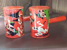 VTG SET OF 2 Halloween Noise Maker Witches-Cauldron US Metal Toys  picture