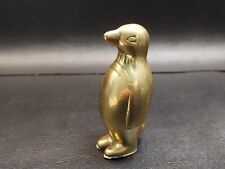 Vintage MCM Brass Penguin Paperweight Figurine picture