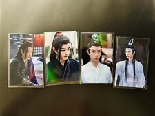 4pcs The Untamed Holo Cards Cdrama Wei Wuxian Mo Dao Zu Shi MDZS Xiao Zhan picture