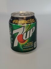 2015 FULL 7 UP 7up Mini Can 8oz Halloween Edition MINIMONSTERS LET ME OUTTA HERE picture