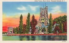 VTG Postcard Alster Tower Heart Island Thousand Islands New York NY Unposted picture