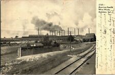 1907. AMERICAN STEEL & WIRE WORKS. ANDERSON, IND POSTCARD. DD12 picture