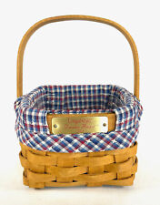 Longaberger 2003 Dresden Basket with Liner and Protector picture