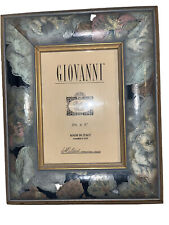 Vintage Giovanni Italian Gold Trimmed Floral Picture Frame picture