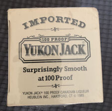 vintage Yukon Jack rocks glass 3 1/2