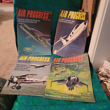4 Air Progress Magazines 1966 Excellent Condition  Vintage SAirplanes  picture