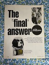 Vintage 1970 Cliff’s Notes  Print Ad The Final Answer picture