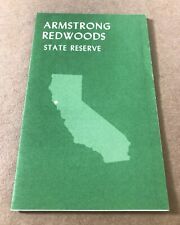 Armstrong Redwoods State Reserve, Vintage Map (California Dept of Parks & Rec) picture
