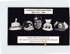 Postcard Richard Novick Hats National Postcard Week May 6-12, 1984 picture