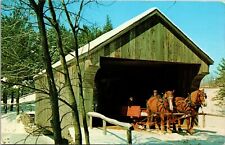 Covered Bridge from Dummerston VT now at the Mill Pond Old Sturbridge Village MA picture