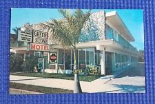Vintage Green Stone Motel Homestead FL Miami Suburb Postcard picture