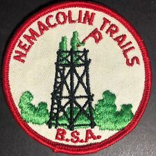 BSA Nemacolin Trails - Vintage Embroidered Patch - Scarce c1960's-70's picture