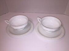 Gorgeous Rosenthale SELB Germany MARIA Porcelain Coffee Tea Cup & Saucer set, x2 picture