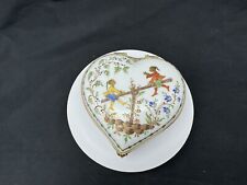 Vintage Tiffany Private Stock Le Tallec Heart Trinket Box picture