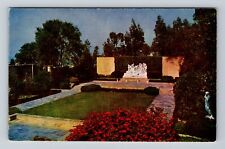 Glendale CA-California, Mystery of Life Garden, Forest Lawn Vintage Postcard picture