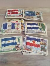 1956 Topps Flags of the World 100 (23 duplicates) Card Lot picture
