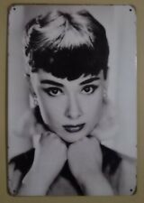 Audrey Hepburn metal hanging wall sign picture