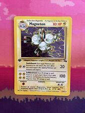 Pokemon Card Magneton Fossil 1st Edition Holo Rare 11/62 Near Mint Condition picture