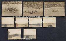 1901 antique PRINCETON YALE FOOTBALL game PHOTOS university nov16 lot 9pc sports picture