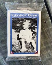 Vintage SEALED NIP 1991 George Bush Persian Gulf War Cards Series 1 Collection picture
