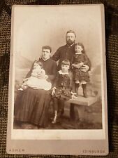 Victorian Cabinet Card Photo Family Group - Asher, Edinburgh picture