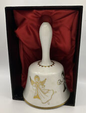 1971 Hammersley Fine Bone China Christmas Bell, In Box, Made in England w/angels picture